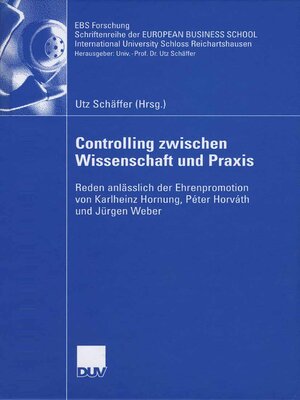 cover image of Controlling zwischen Wissenschaft und Praxis